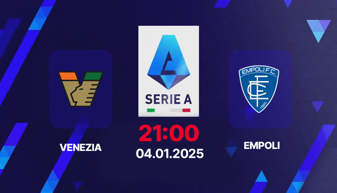 Trực tiếp bóng đá Venezia vs Empoli, Serie A, 21h00 hôm nay 4/1/2025