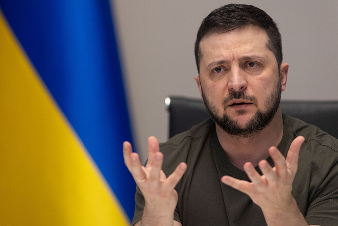 Tổng thống Ukraine Volodymyr Zelensky. Ảnh: Văn phòng Tổng thống Ukraine.