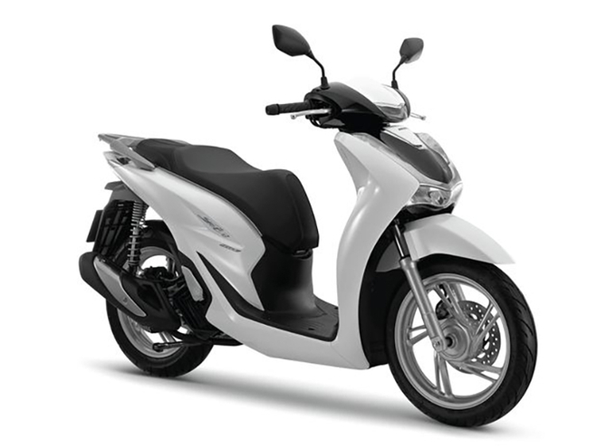 Honda SH 160i 2024 bản Cao Cấp - màu trắng đen.