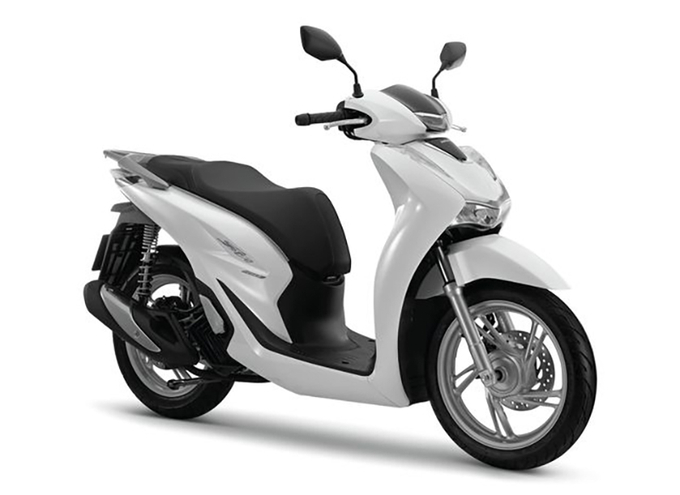 Honda SH 160i 2024 bản Tiêu Chuẩn - màu trắng đen.