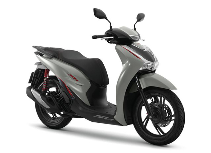 Honda SH 160i 2024 bản Thể Thao - màu xám đen.