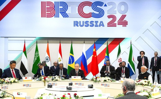 Hội nghị thượng đỉnh BRICS 2024 được tổ chức tại Kazan, Nga, hồi tháng 10/2024. Ảnh: BRICS. 