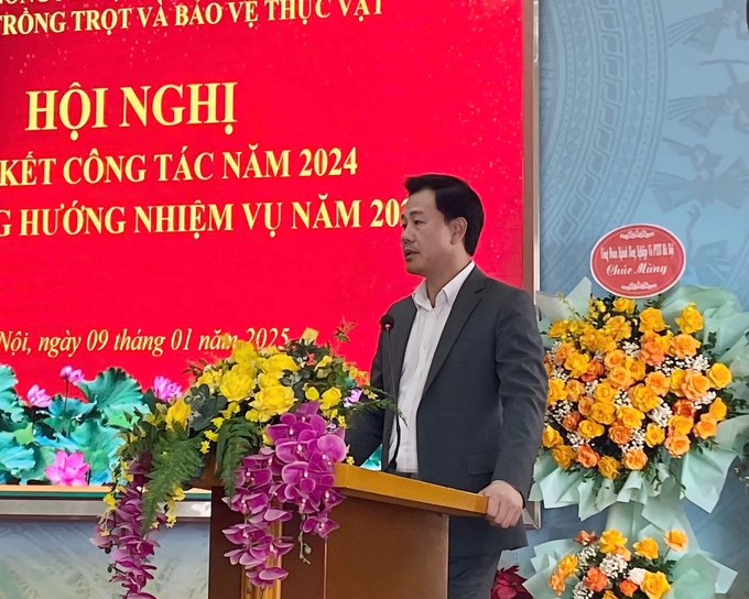 Ông Nguyễn Xuân Đại, Giám đốc Sở NN-PTNT Hà Nội phát biểu tại Hội nghị. Ảnh: Minh Hà.