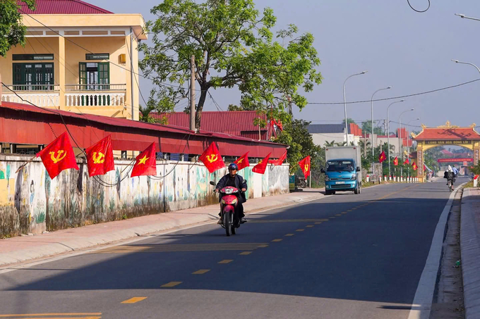 Diện mạo ku vực nông thôn đã có nhiều thay đổi rất rõ nét. Ảnh: Đàm Thanh.