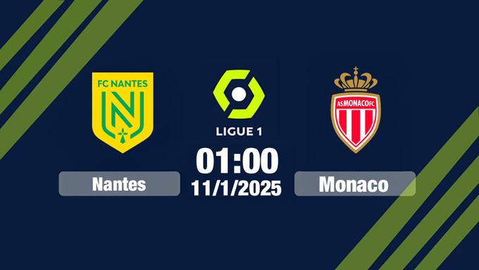 Nhận định bóng đá Nantes vs Monaco, Ligue 1, 01h00 hôm nay 11/1/2025