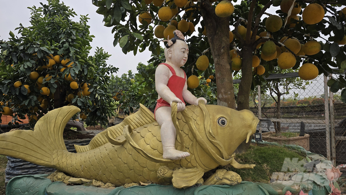 Tác phẩm Hồng Hài Nhi cưỡi chép vàng...