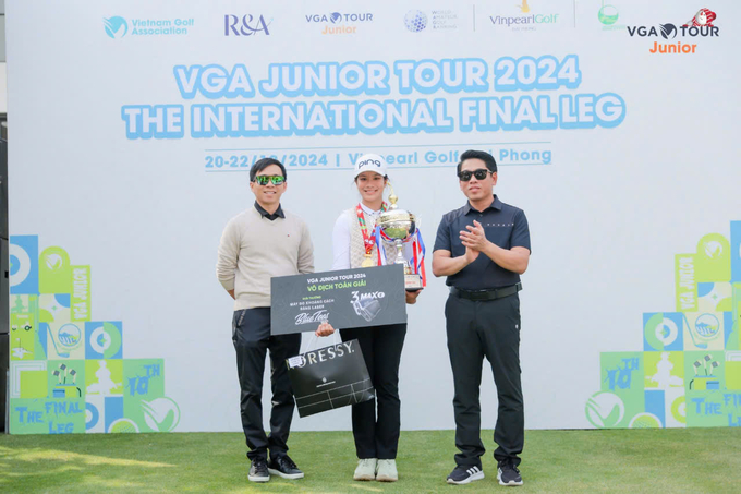 Nguyễn Viết Gia Hân vô địch toàn mùa giải  VGA Junior Tour 2024.