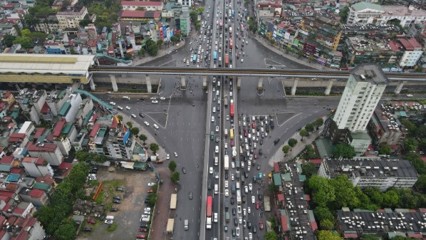 Sở GTVT Hà Nội thông báo giám sát, xử phạt nguội xe vi phạm tại nút giao Thanh Xuân (Nguyễn Trãi - Khuất Duy Tiến - Nguyễn Xiển) từ ngày 18/1. Ảnh: Internet.