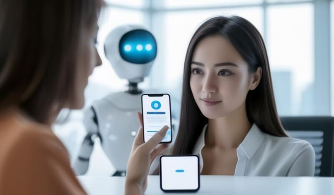 Chatbot và trợ lý AI trong chiếm lĩnh ngành chăm sóc khách hàng. Ảnh minh họa.