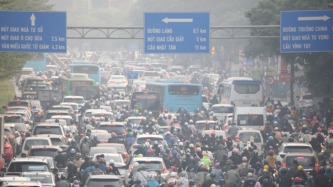 Hà Nội đang triển khai đề án xây dựng vùng phát thải thấp tại 2 quận Hoàn Kiếm, Ba Đình. Ảnh: TPO.