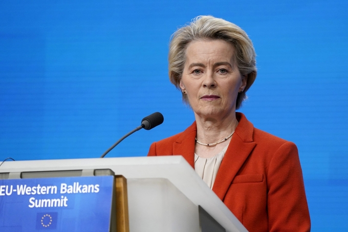 Chủ tịch Ủy ban châu Âu Ursula von der Leyen. Ảnh: Getty.