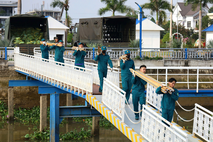 TP Cần Thơ sẽ bắn 1.000 quả pháo tầm cao và 210 giàn pháo hoa tầm thấp chào đón Tết Nguyên đán Ất Tỵ 2025. Ảnh: MT.