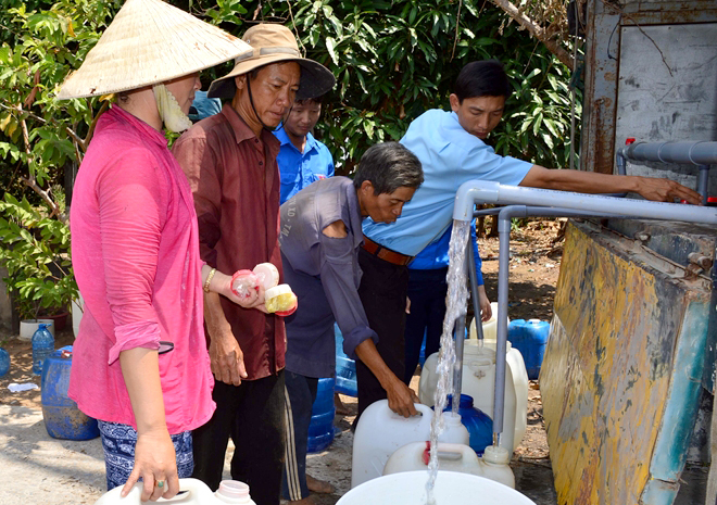 TP.HCM đẩy mạnh cho vay cấp nước sạch và vệ sinh môi trường nông thôn.