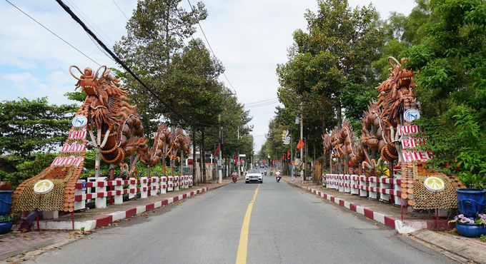 Làng nghề sơn mài Tương Bình Hiệp có tuổi đời hơn 100 năm và được Bộ Văn hóa, Thể thao và Du lịch ghi danh là Di sản văn hóa phi vật thể quốc gia vào năm 2016. Ảnh: Trần Trung.