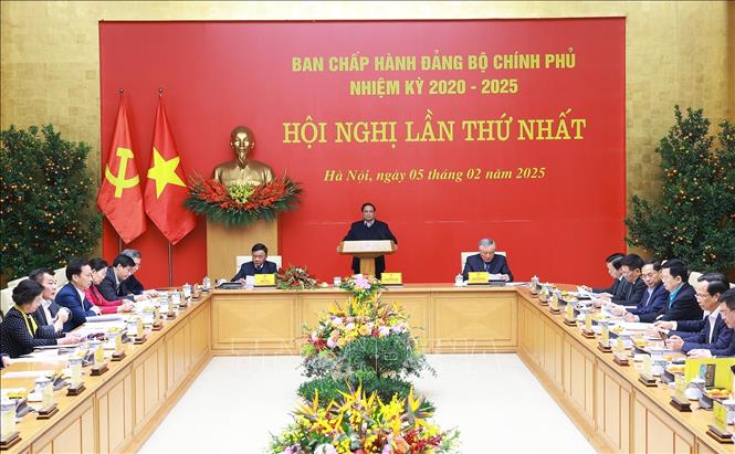 Ban chấp hành Đảng bộ Chính phủ tổ chức Hội nghị lần thứ Nhất, nhiệm kỳ 2020-2025.