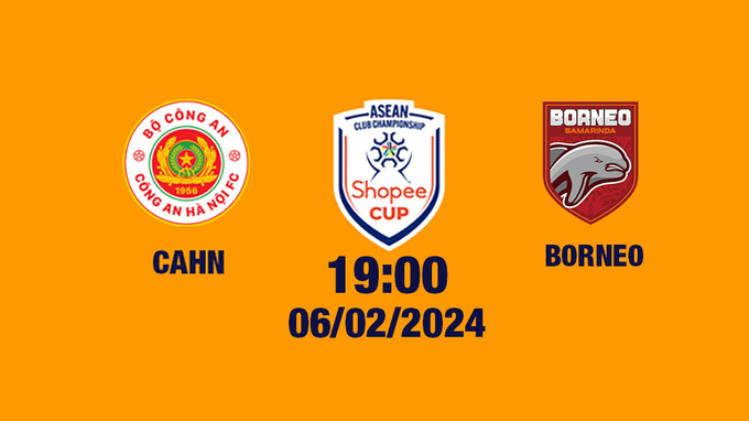 FPTPlay Trực tiếp bóng đá CAHN vs Borneo FC, 19h00 hôm nay 6/2/2025