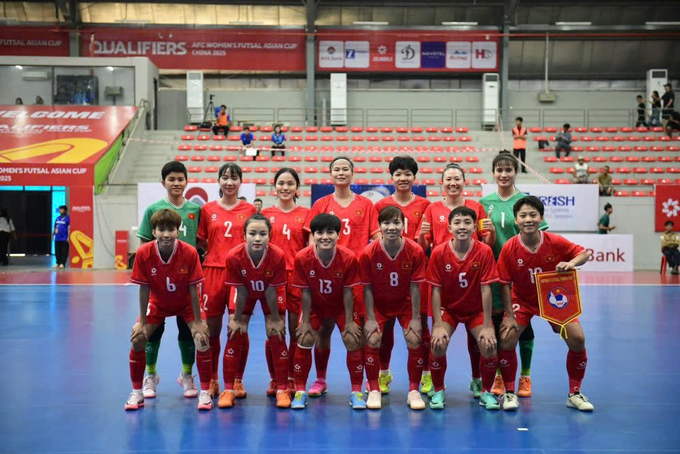 Futsal nữ Việt Nam hướng tới mục tiêu giành vé dự World Cup 2025.