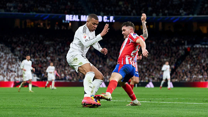 Mbappe ghi bàn mang về 1 điểm cho Real Madrid.