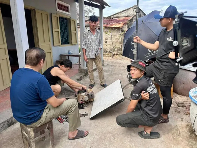 Hậu trường phim Mẹ biển.