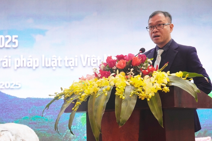 According to Chu Ngoc Quan, Deputy Director of the CITES Management Authority of Vietnam, international wildlife trade has shown further complications after Covid-19. Photo: Hong Tham.