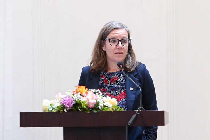 Ms. Sonja Esche, Agriculture Team Leader of the German Agency for International Cooperation (GIZ). Photo: Tung Dinh.