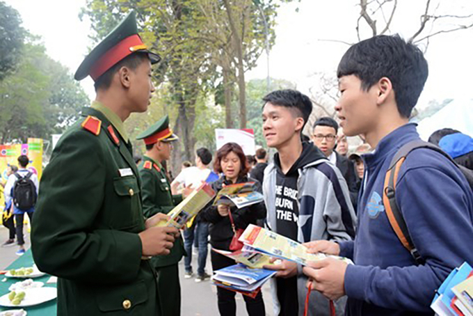 13/15 trường quân đội thuộc Bộ Quốc phòng tuyển sinh hệ dân sự với chỉ tiêu dự kiến là  3.200 chỉ tiêu (Ảnh minh họa).