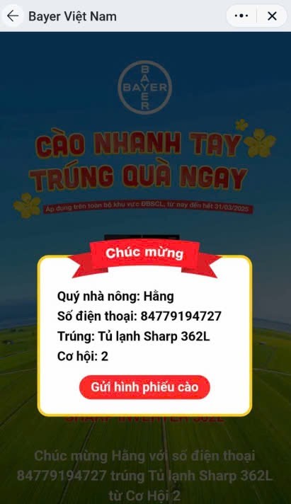 Người chơi có đến 2 cơ hội sở hữu giải thưởng giá trị từ chương trình.