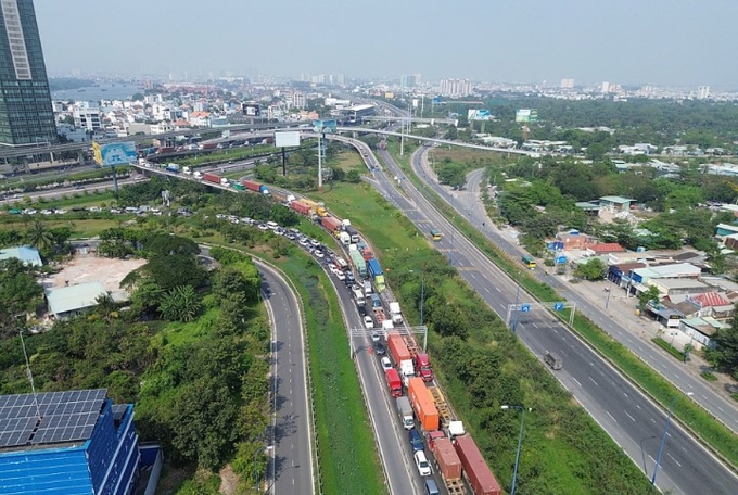 TP.HCM hạn chế xe tải, container từ Tây Ninh, Đồng Nai vào khu vực trung tâm. Ảnh: Internet.