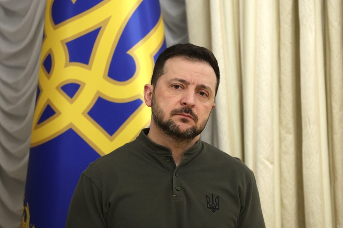 Tổng thống Ukraine Volodymyr Zelensky. Ảnh: Getty.