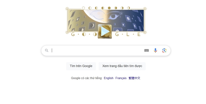 Google Doodle hôm nay 21/2: Trò chơi Sự trỗi dậy của trăng bán nguyệt