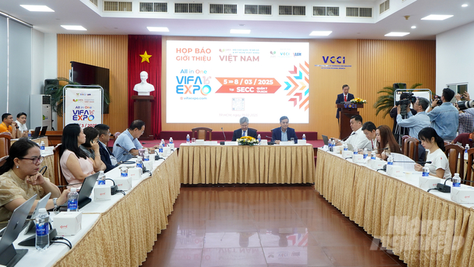 Press conference announcing the Vifa Expo 2025 event. Photo: Nguyen Thuy.