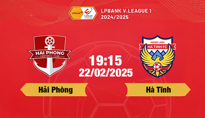 VTV5 Trực tiếp bóng đá Hải Phòng vs Hà Tĩnh, 19h15 hôm nay 22/2/2025