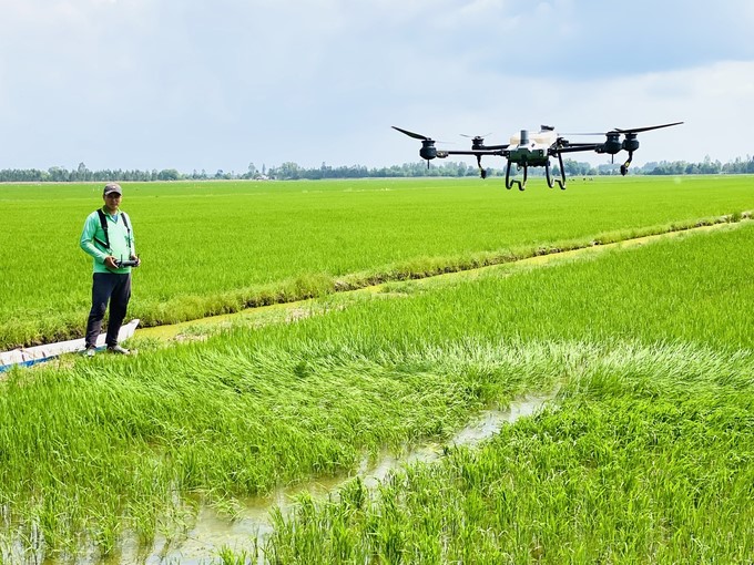 Digital transformation and the application of science and technology are the driving forces for agricultural economic development today. Photo: Le Hoang Vu.