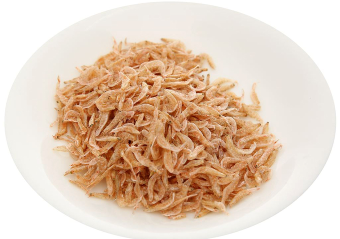 Dried shrimp products.