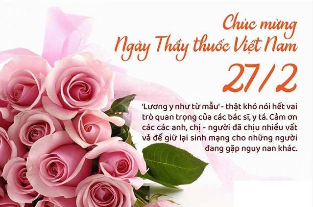 Nhân ngày Thầy thuốc Việt Nam 27/2, hãy gửi những lời chúc tốt đẹp nhất đến các y bác sĩ và những người công tác trong ngành y. Ảnh: Internet