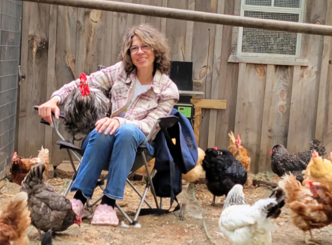 Heather Schroeder and her family are Rent The Chicken franchise owners, serving the areas of Grand Rapids, Ann Arbor, Detroit, Lansing and mid-Michigan. Photo: Courtesy Heather Schroeder.