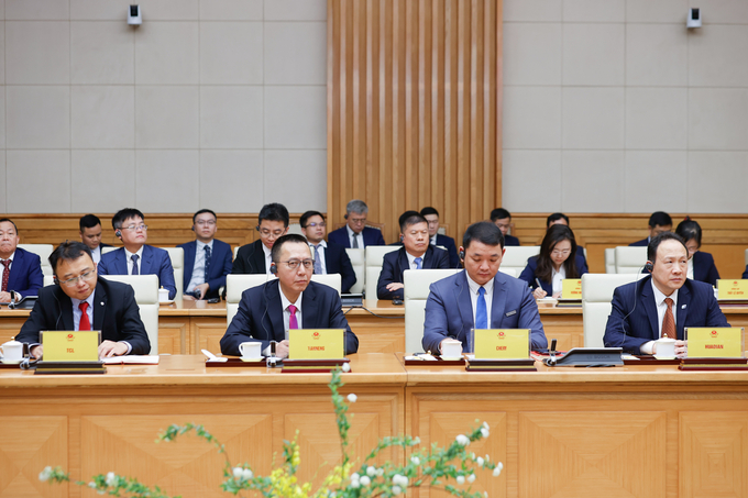 Representatives of Chinese businesses attend the conference. Photo: VGP.