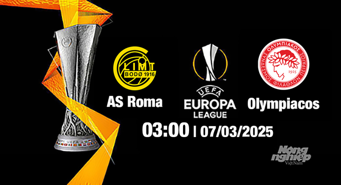 Trực tiếp bóng đá Bodo Glimt vs Olympiacos, Cúp C2 Châu Âu, 03h00 ngày 7/3/2025