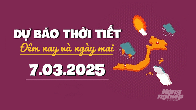 Tin tức thời tiết ngày mai 7/3/2025 tại các vùng trong cả nước