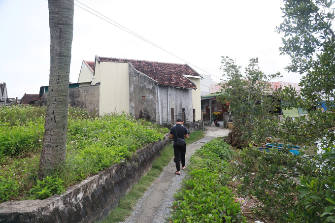 Khu dân cư Gò Tây (thuộc thôn Xuân An, xã Tịnh Hòa, TP Quảng Ngãi, tỉnh Quảng Ngãi) hiện có 32 hộ dân với 105 nhân khẩu sinh sống. Ảnh: L.K.