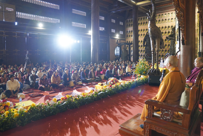 Chùa Bái Đính là quần thể chùa lớn nhất khu vực Đông Nam Á, với diện tích 539 ha gồm khu chùa cổ và khu chùa mới. Ảnh: Chu Minh Khôi.