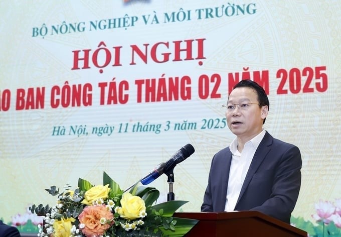 Minister Do Duc Duy concluded the conference on the February 2025 briefing. Photo: Khuong Trung.