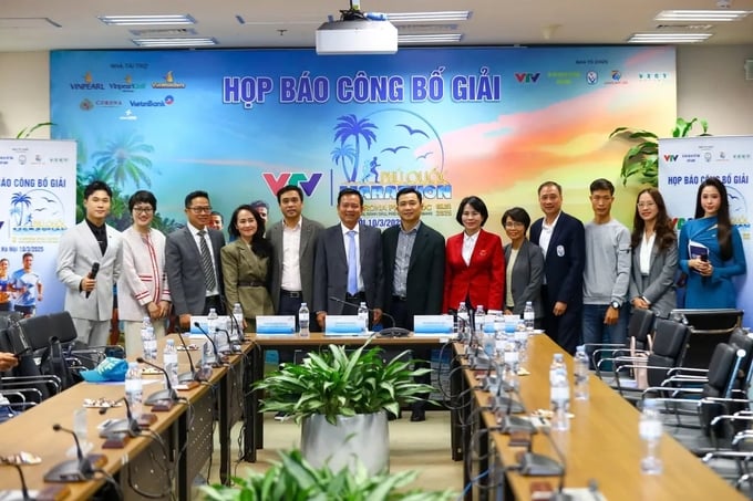 Họp báo công bố sự kiện VTV Phú Quốc Marathon 2025. 