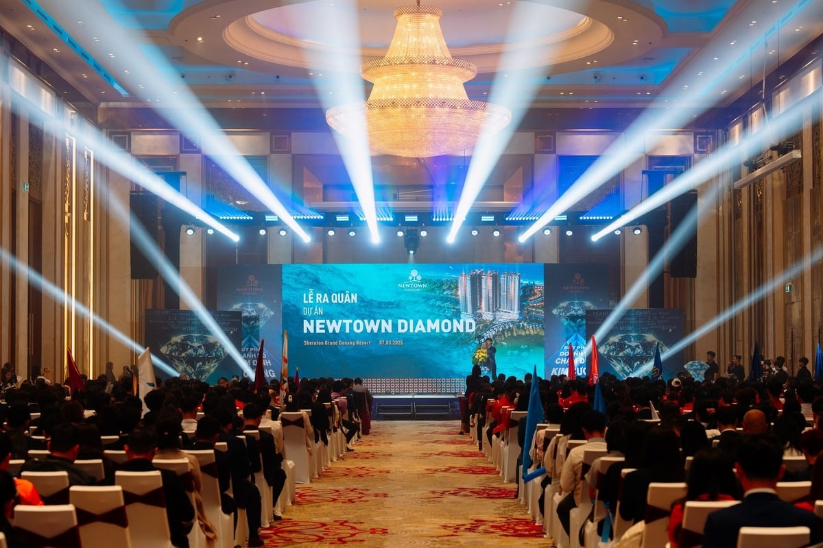 Toàn cảnh lễ ra quân năm 2025 của tổ hợp căn hộ cao cấp Newtown Diamond. Ảnh: Công ty Newtown.