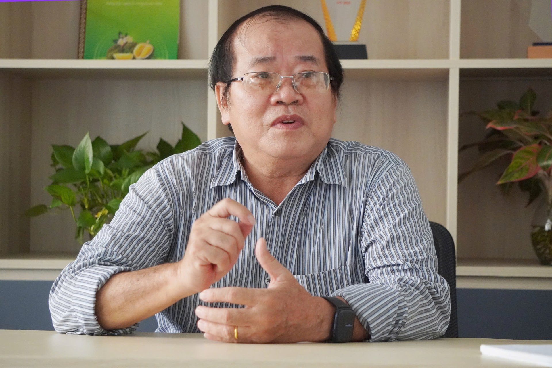 Mr. Dang Phuc Nguyen, General Secretary of the Vietnam Fruit and Vegetable Association, said that the United States is the second largest market for Vietnamese fruit and vegetable exports, after China. Photo: Hong Tham.