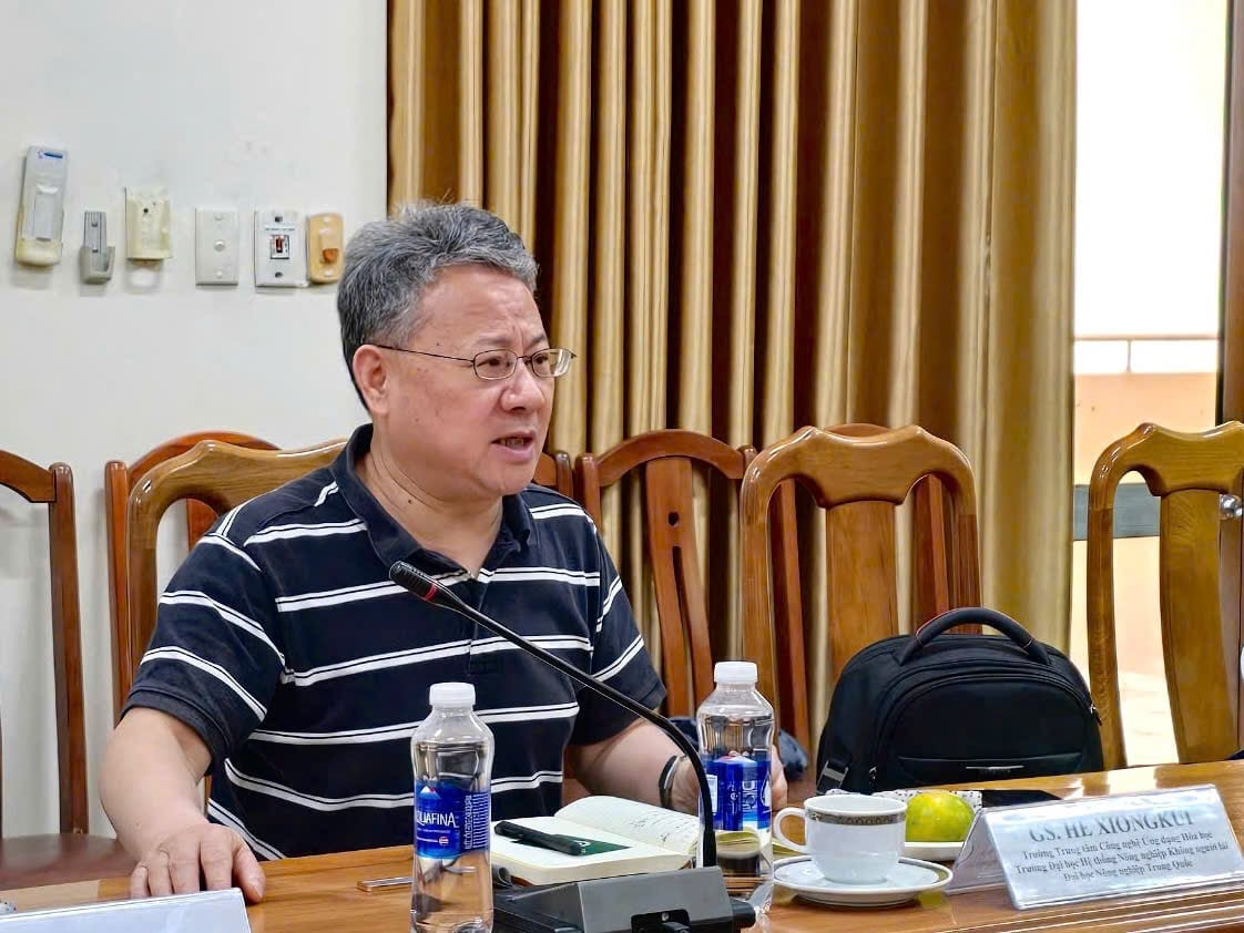 Professor He Xiongkui, Dean of the Center for Chemicals Application Technology & College of Agricultural Unmanned System, China Agricultural University. Photo: Minh Sang. 