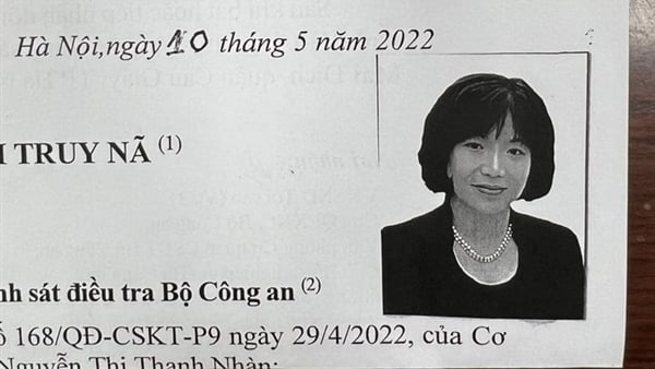 ơ quan CSĐT Bộ Công an truy nã đặc biệt bị can Nguyễn Thị Thanh Nhàn. Ảnh: Công an nhân dân.