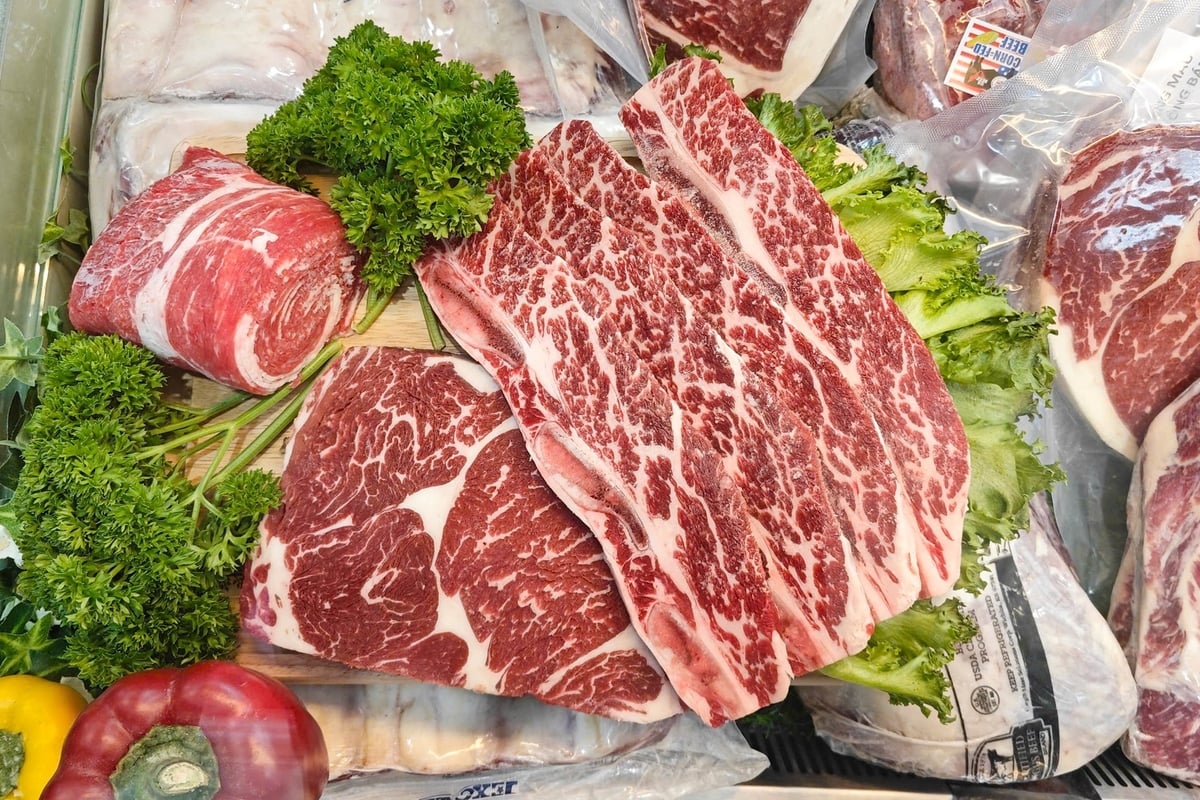 US beef is positioned as a high-quality product in the Vietnamese market. Photo: Tung Dinh.