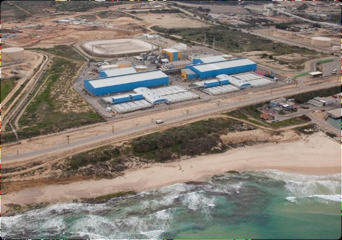 The desalination plant in Ashkelon, Israel. Photo: Israeli Embassy.