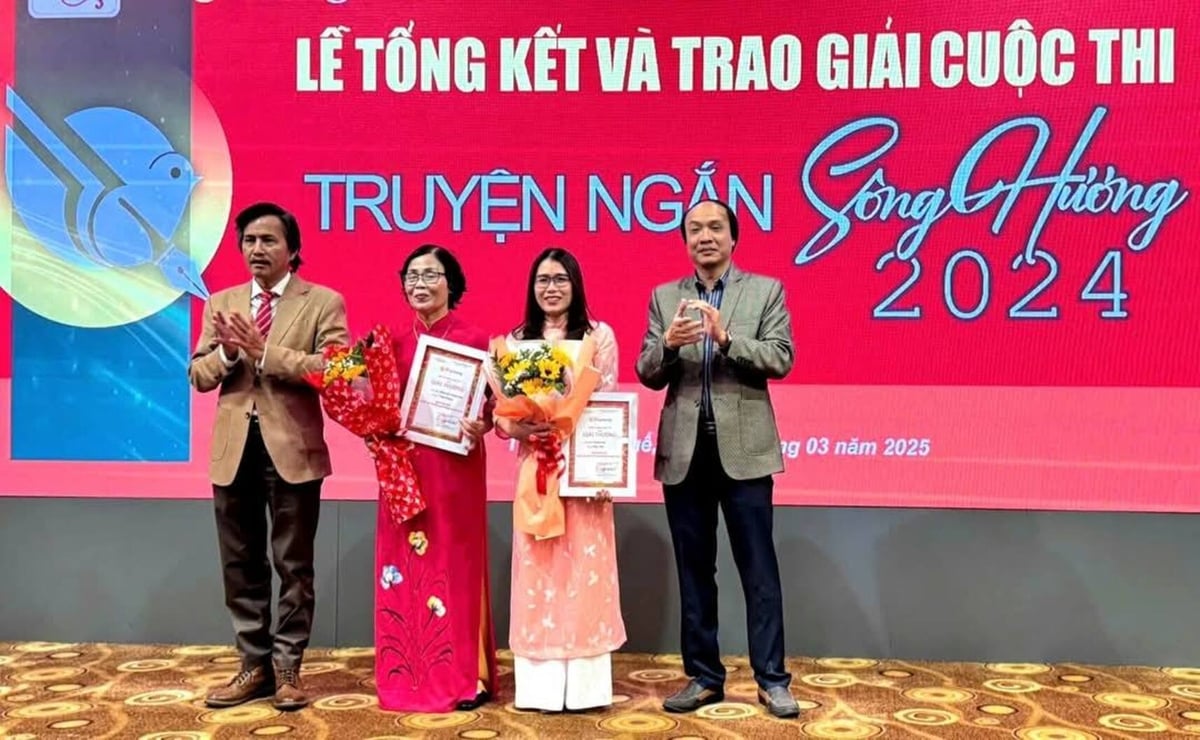 Lễ tổng kết, trao giải 'Truyện ngắn Sông Hương 2024' vừa diễn ra tại Huế.